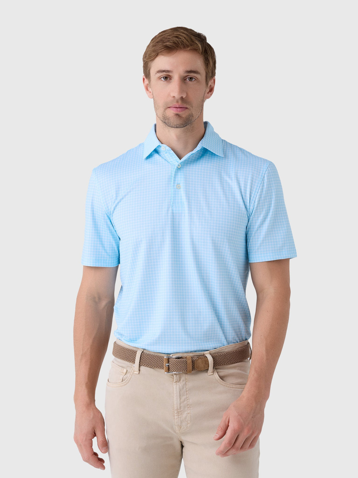 Southern Tide Men's Driver Dunes Edge Plaid Polo