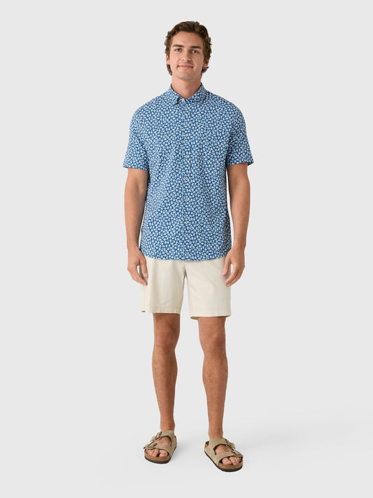 Southern Tide Men's Island Infusion Coastal Breeze Short Sleeve Sport Shirt