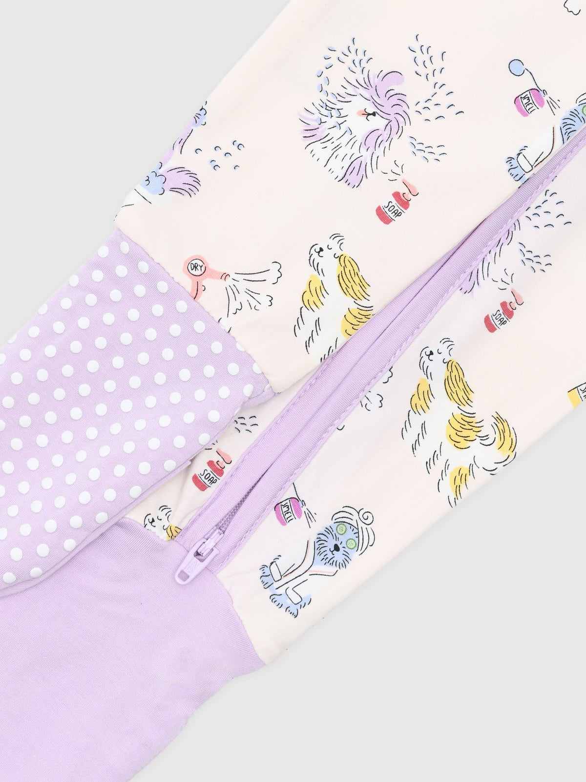 Angel Dear Baby Girls' Spa Dogs Convertible Romper