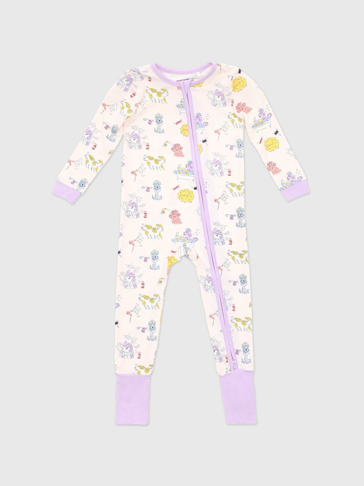 Angel Dear Baby Girls' Spa Dogs Convertible Romper