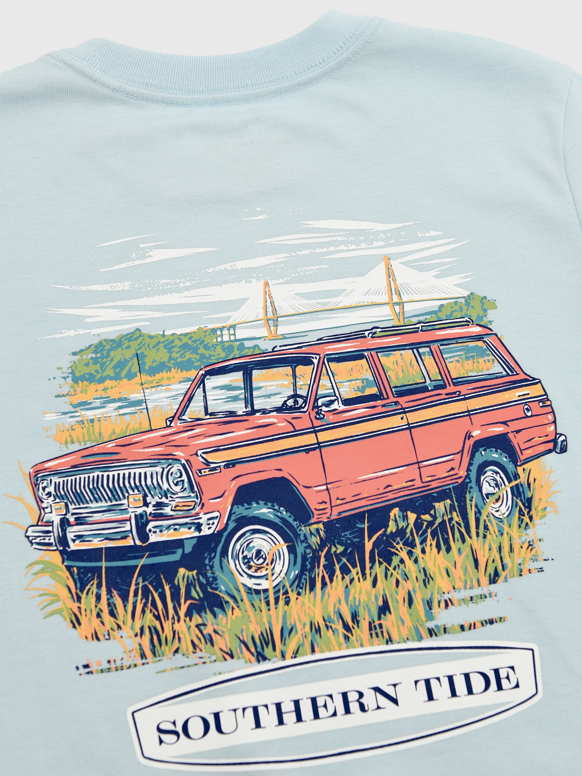 Southern Tide Boys' Marsh Wagon Short Sleeve T-Shirt