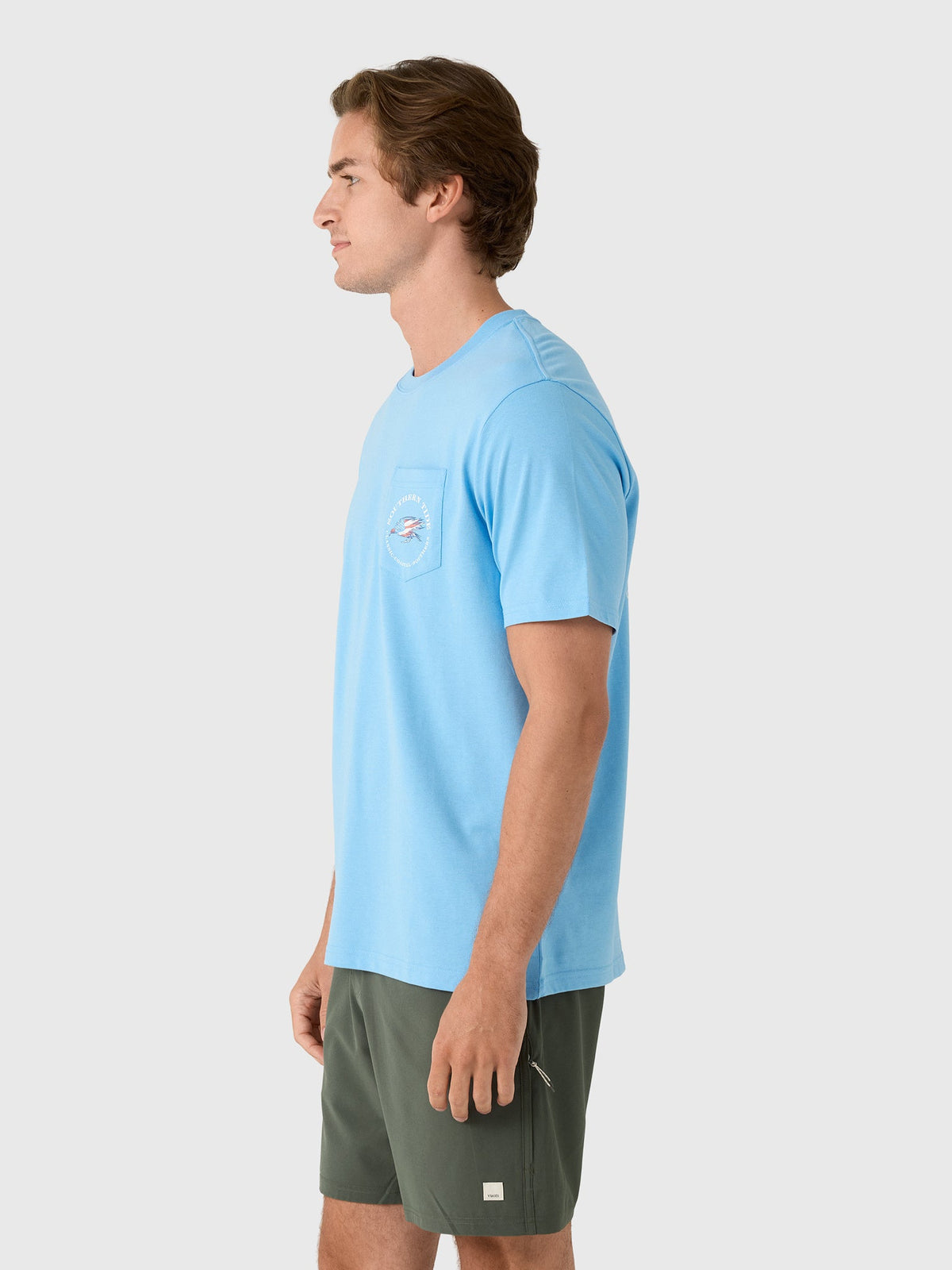 Southern Tide Men's Americana Trout Basket Short Sleeve T-Shirt