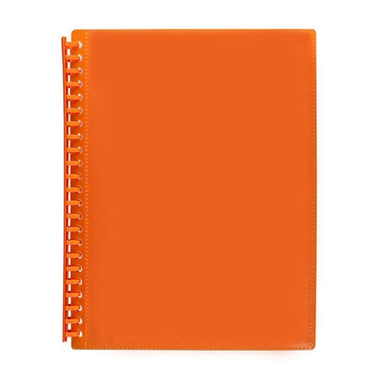 Marbig A4 Refillable 20P Insert Cover Display Book - Orange