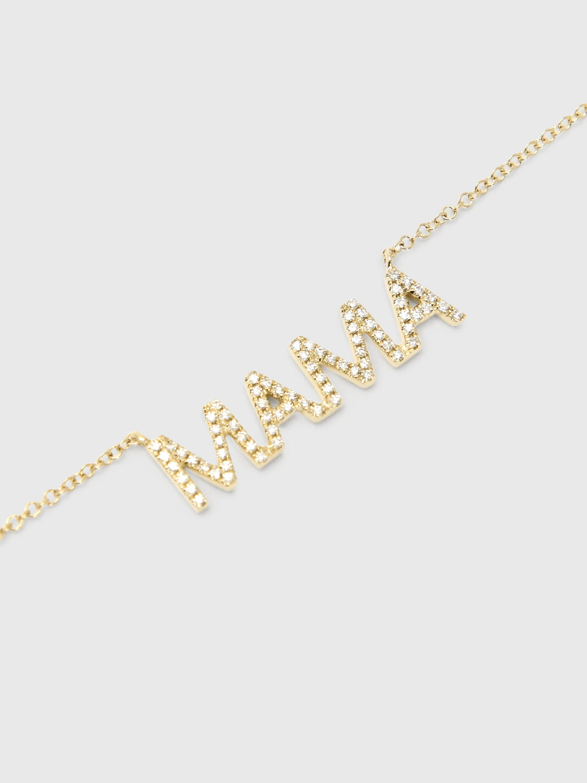 Francie B. Mama Diamond Necklace