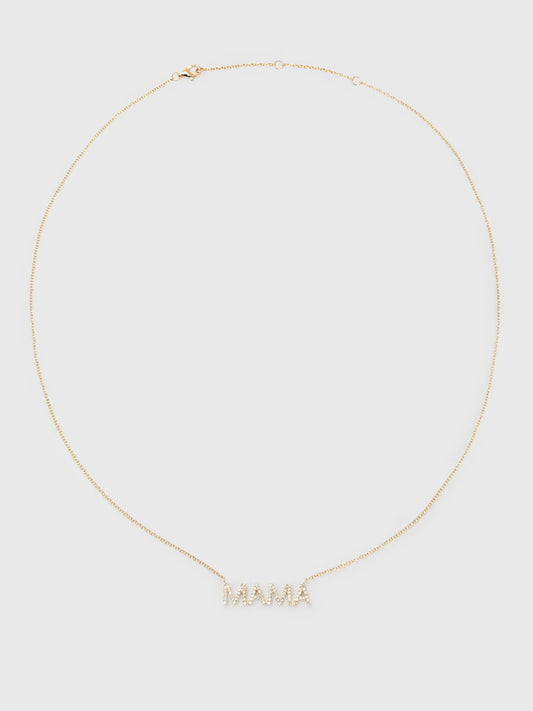 Francie B. Mama Diamond Necklace
