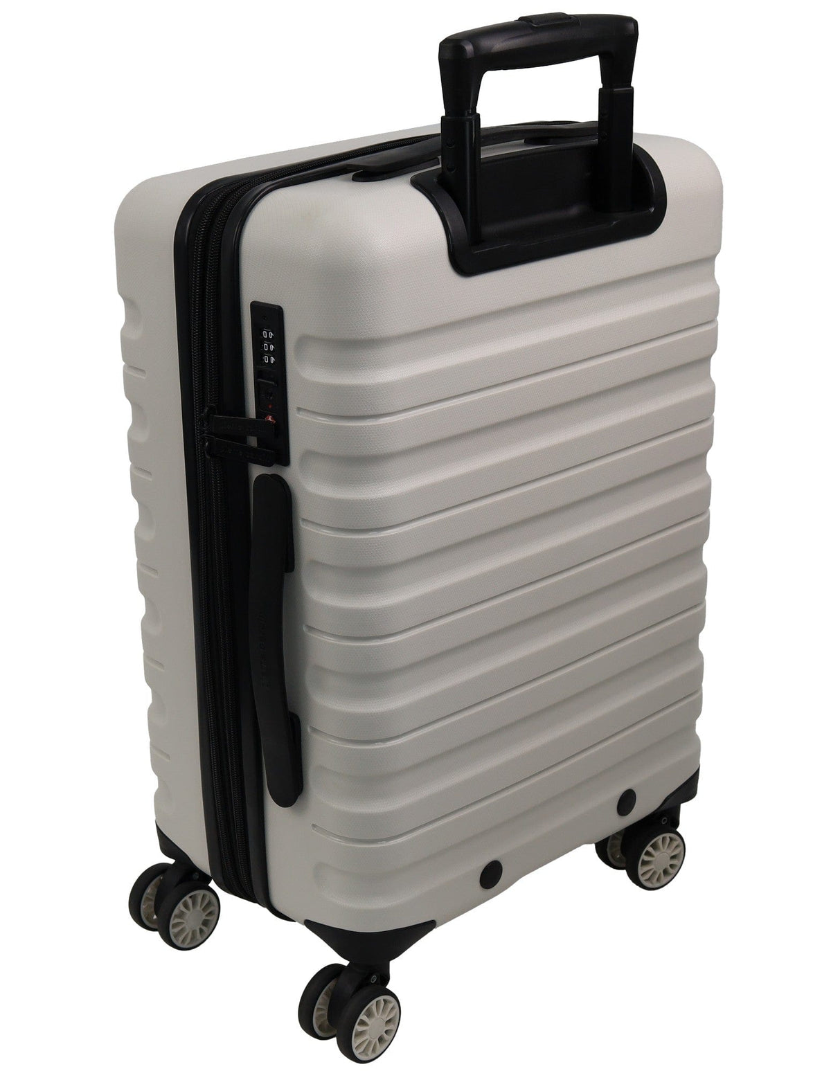 Pierre Cardin Hard-Shell Luggage Set (Medium & Cabin, Snow) 2-Pieces