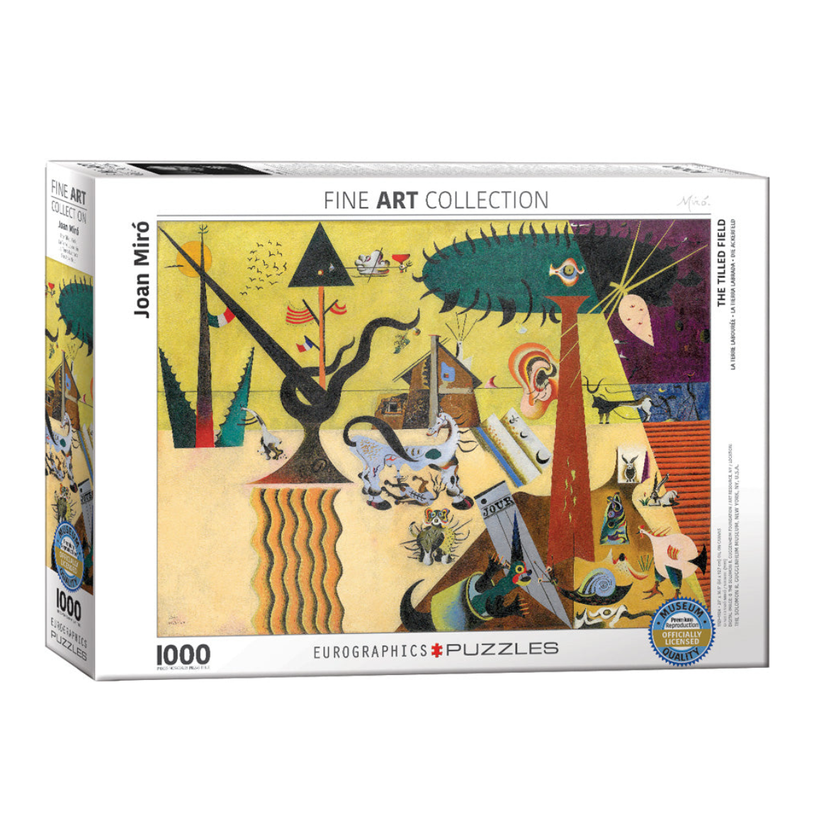 Eurographics 1000pc Miro The Tilled Field Puzzle