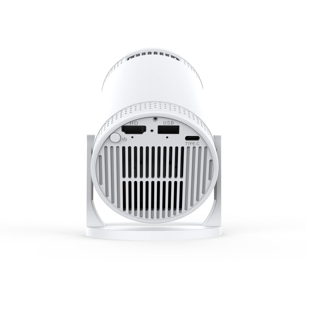 Laser Smart Portable Projector 720p with 100-inch Screen (White)