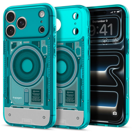 SPIGEN Ultra Hybrid C-One MagSafe Case for iPhone 18 Pro/17 Pro (Bondi Blue)