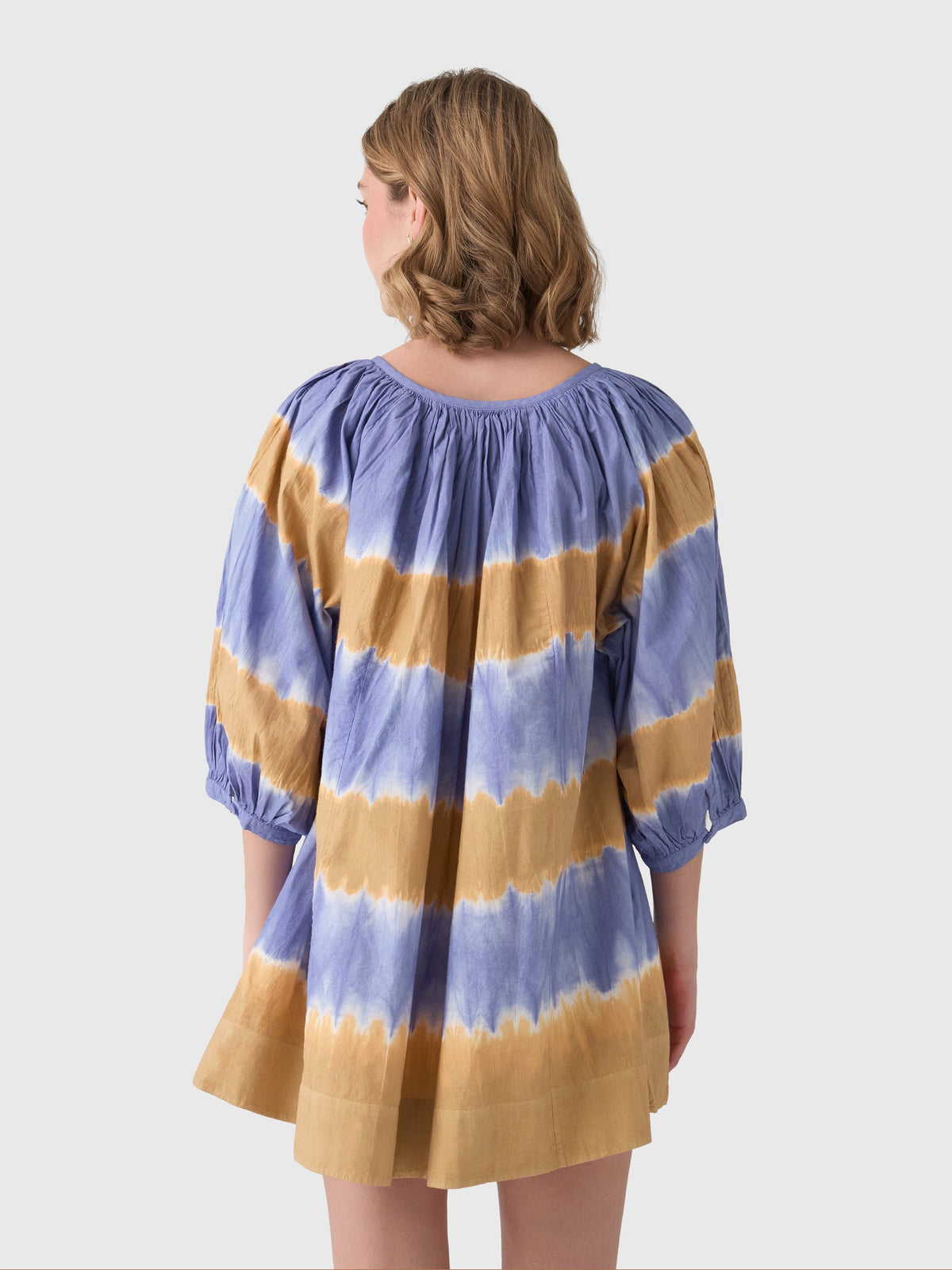 Coniglio Palm Beach Women's Shirred Half Placket Mini Dress