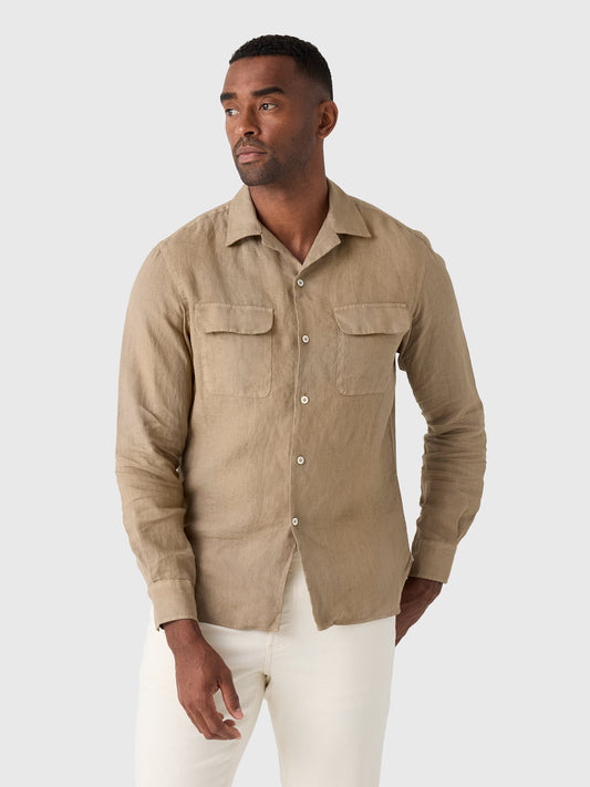 Maria Santangelo Men's Woven Camp Shirt