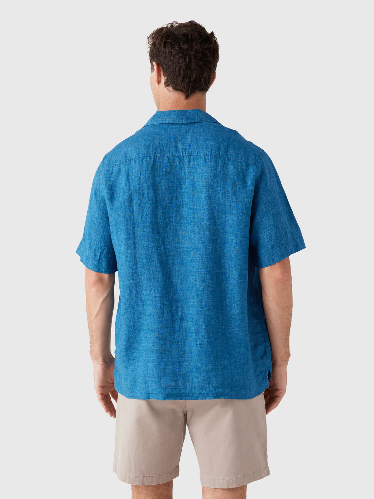 Frescobol Carioca Men's Angelo Linen Shirt