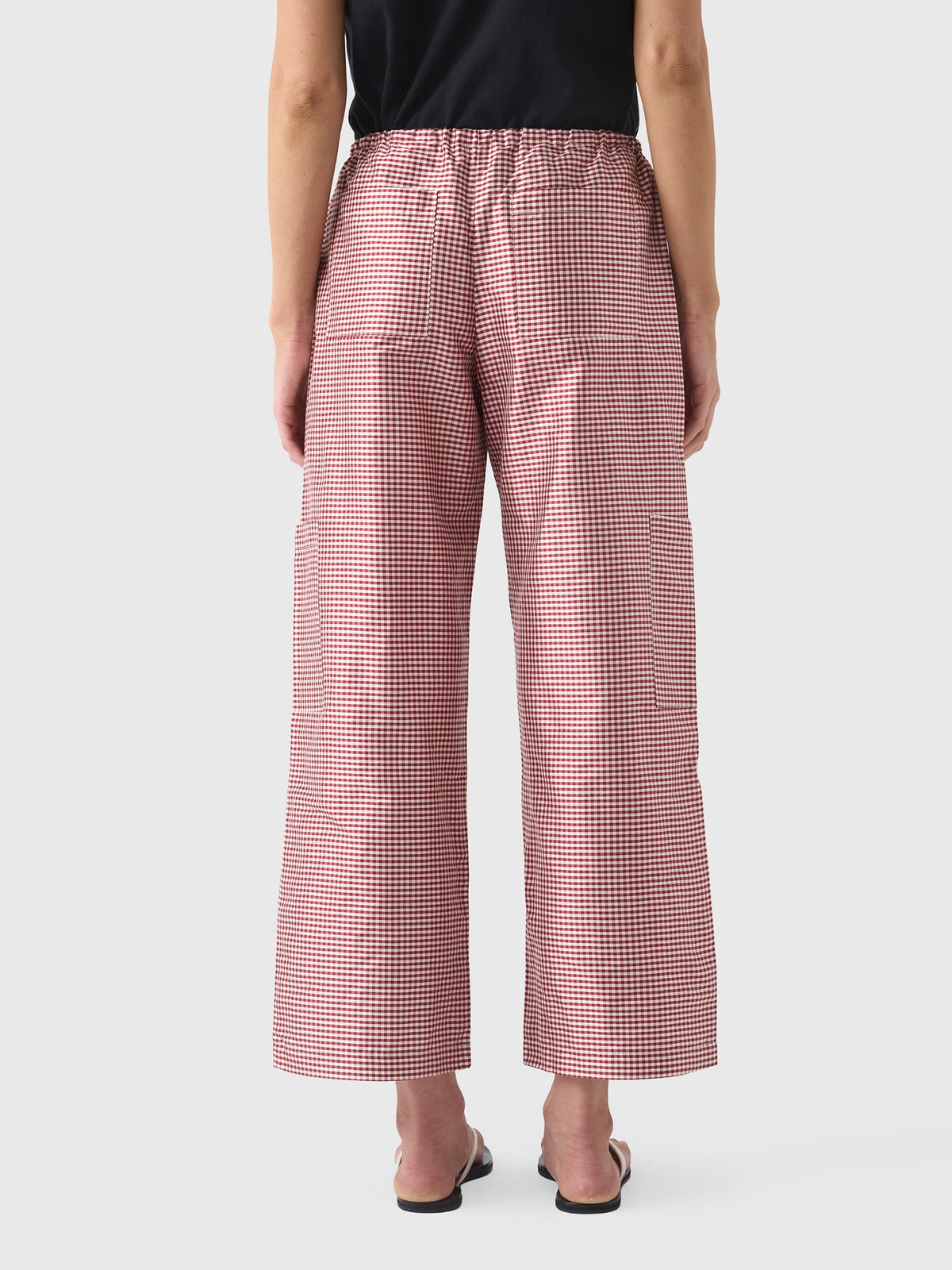 DONNI. Women's The Taffeta Drawstring Cargo Pant
