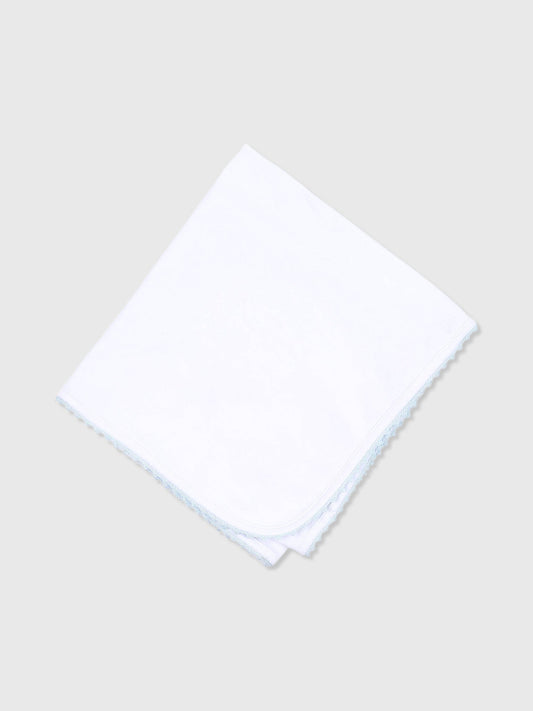 Magnolia Baby Baby Baby Joy Crochet Trim Receiving Blanket