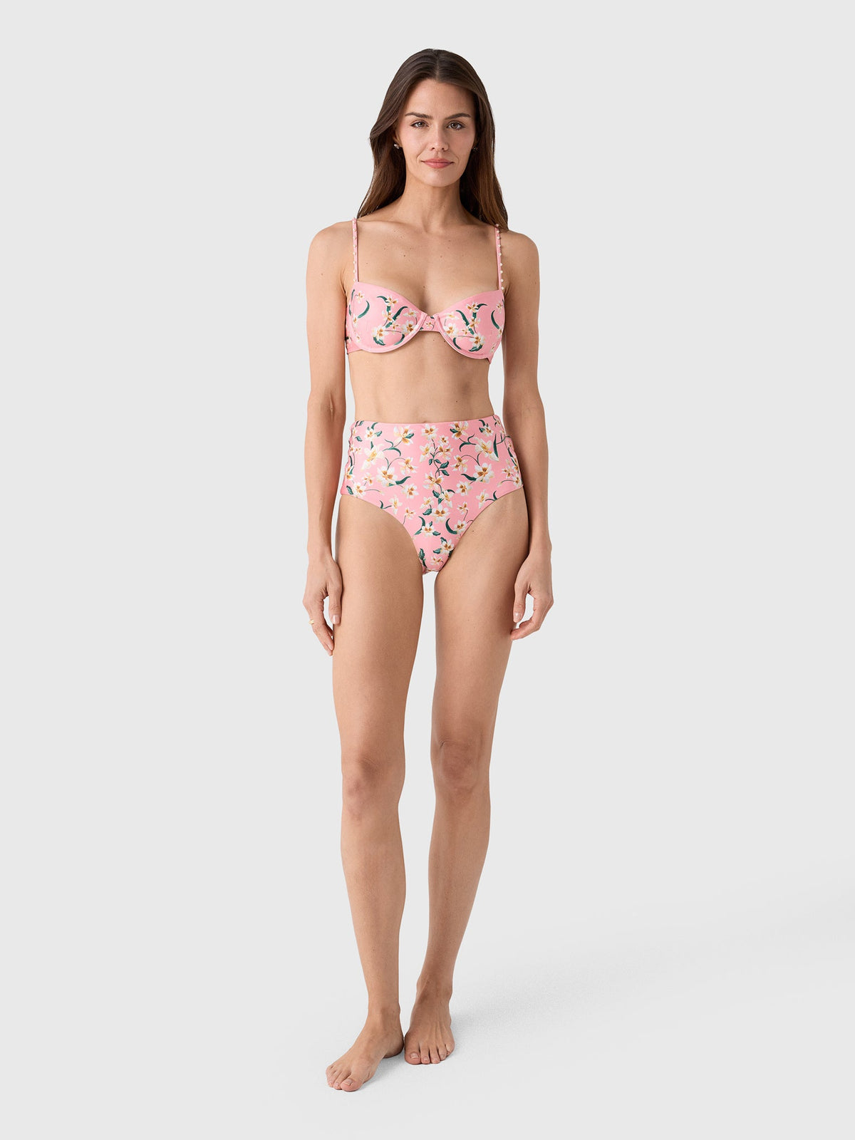Agua By Agua Bendita Women's Magenta Promesa Bikini Bottom