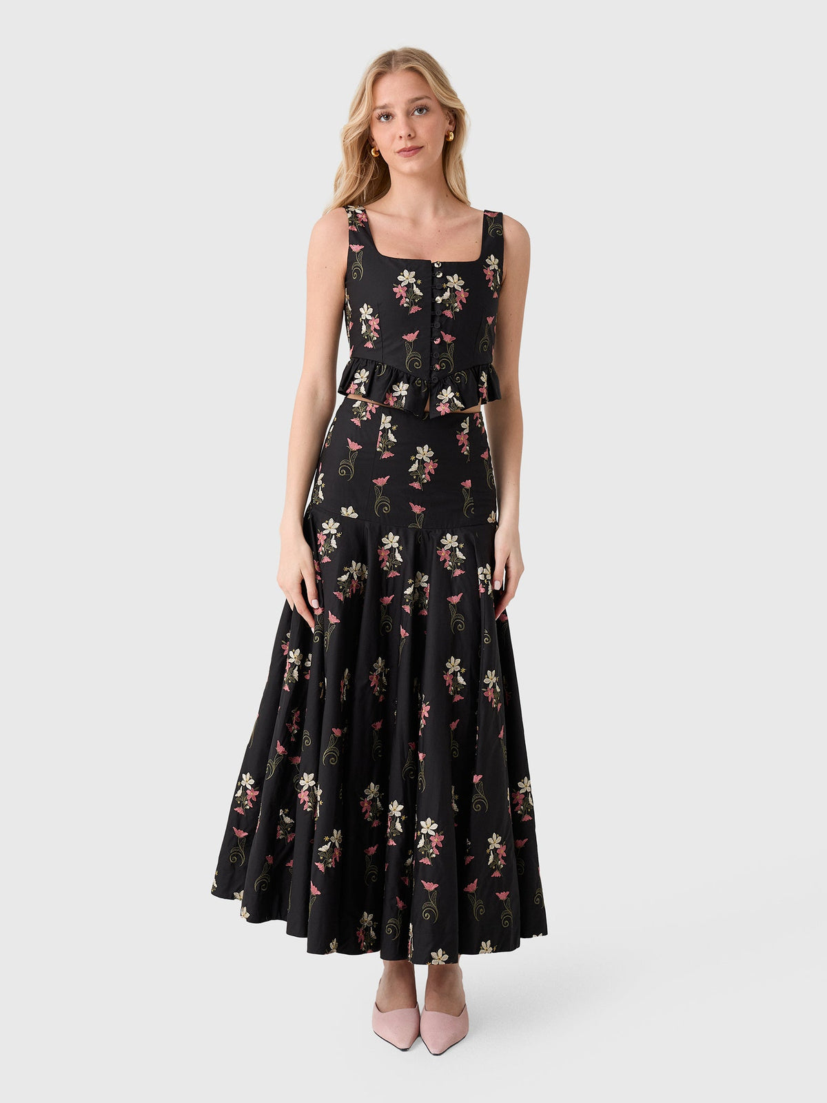 Agua By Agua Bendita Women's Nacar Noche Skirt