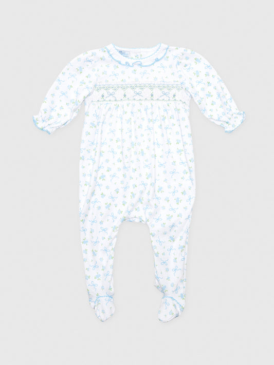 Magnolia Baby Baby Girls' Eloise's Classics Smocked Footie