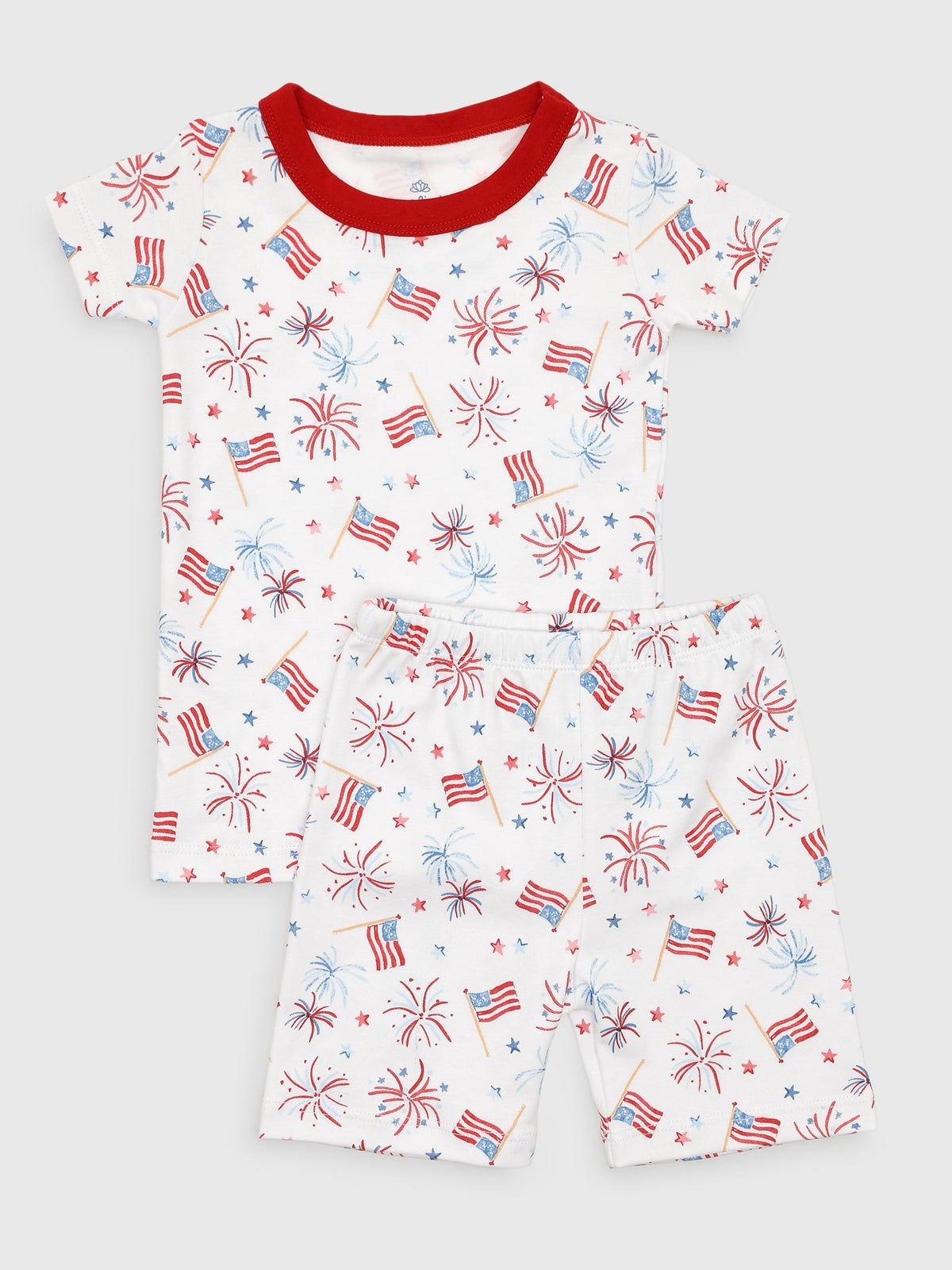Magnolia Baby Kids' A Sparkly Fourth Short Pajama Set
