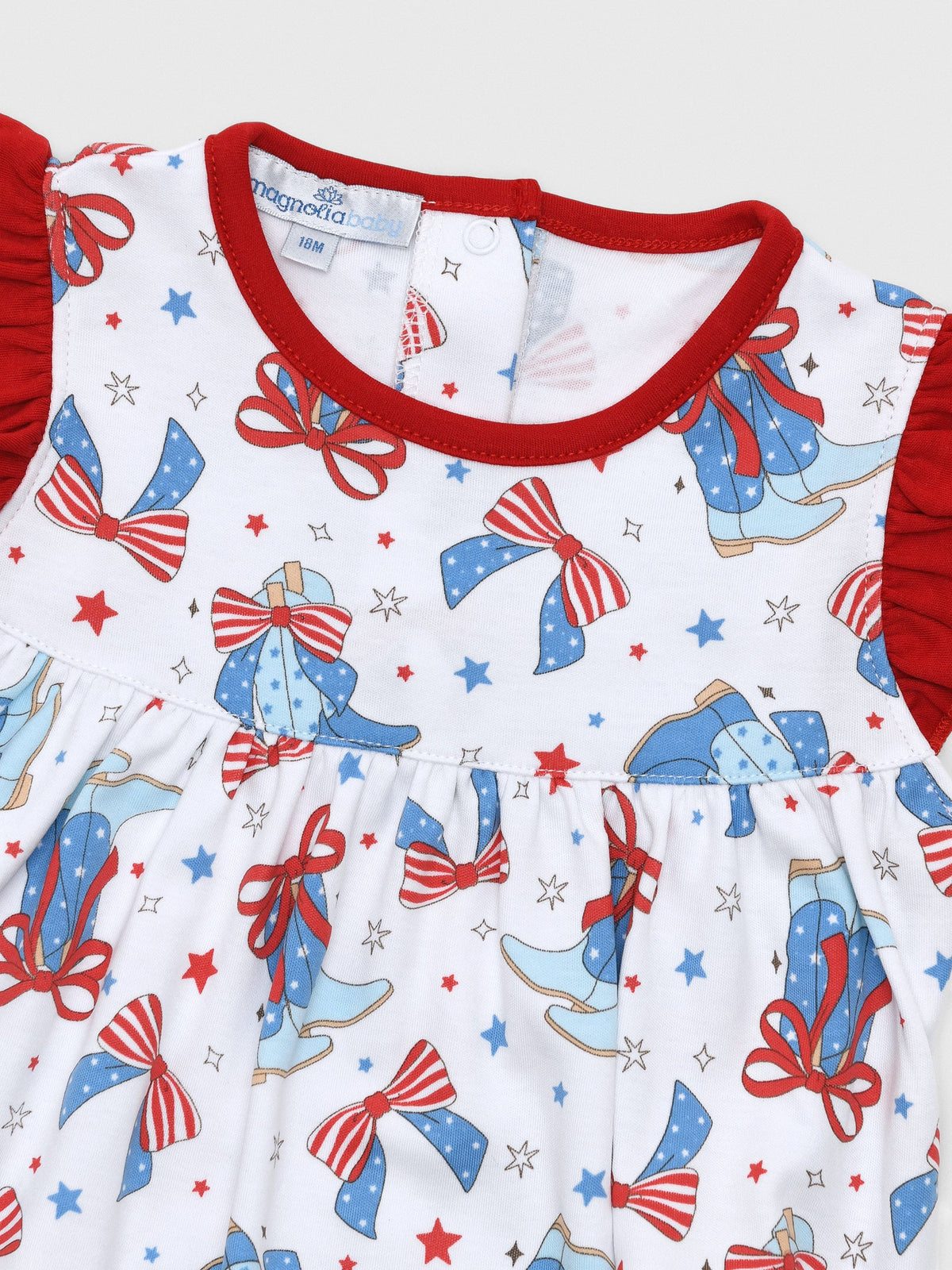 Magnolia Baby Baby Girls' Firecracker Cutie Bubble