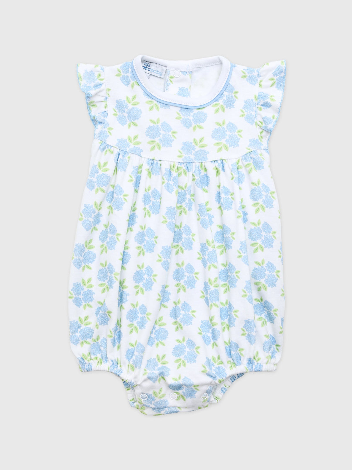 Magnolia Baby Baby Girls' Dreamy Hydrangeas Flutters Bubble