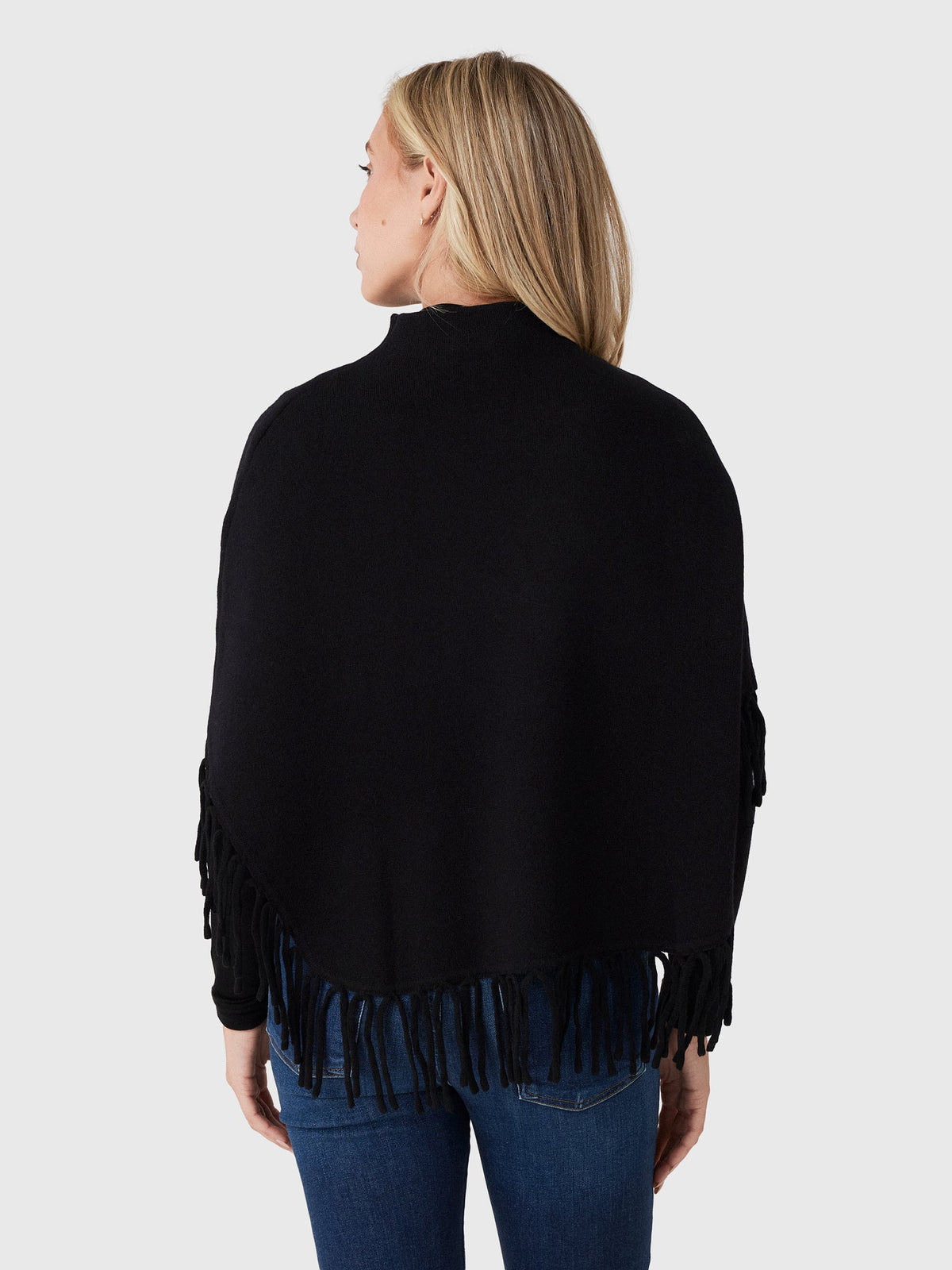 Berenice Women's Marmo Fringe Poncho