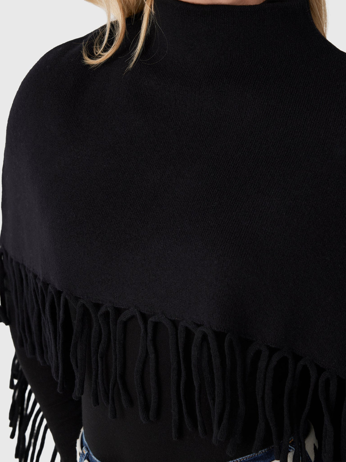 Berenice Women's Marmo Fringe Poncho