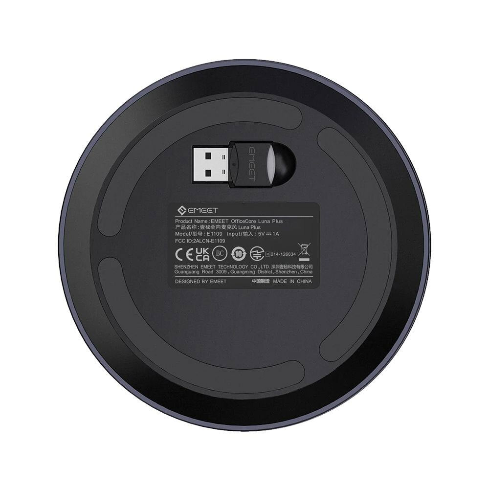 eMeet OfficeCore Luna Plus Bluetooth Speakerphone with Extension Mic