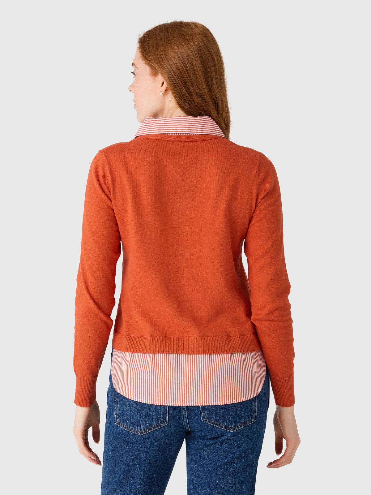 MVG Women's Stripe Long Sleeve Combo Top