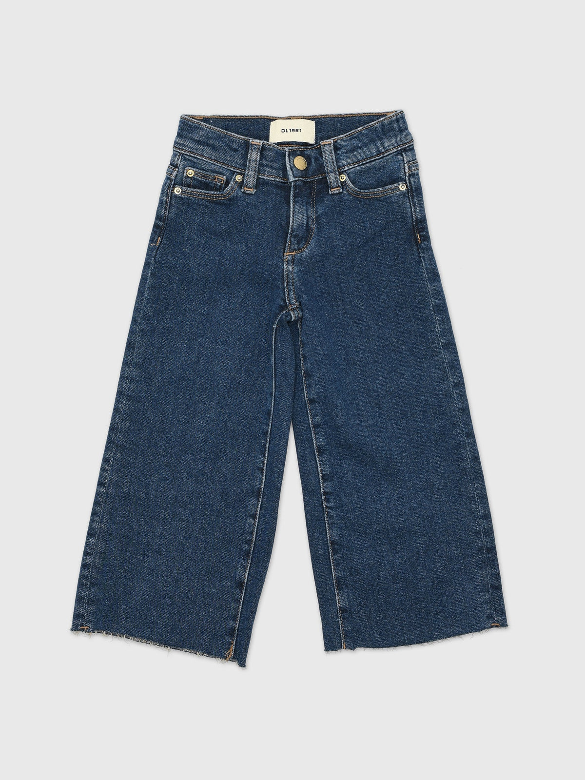 DL1961 Toddler Girls' Lily Wide Leg Jean