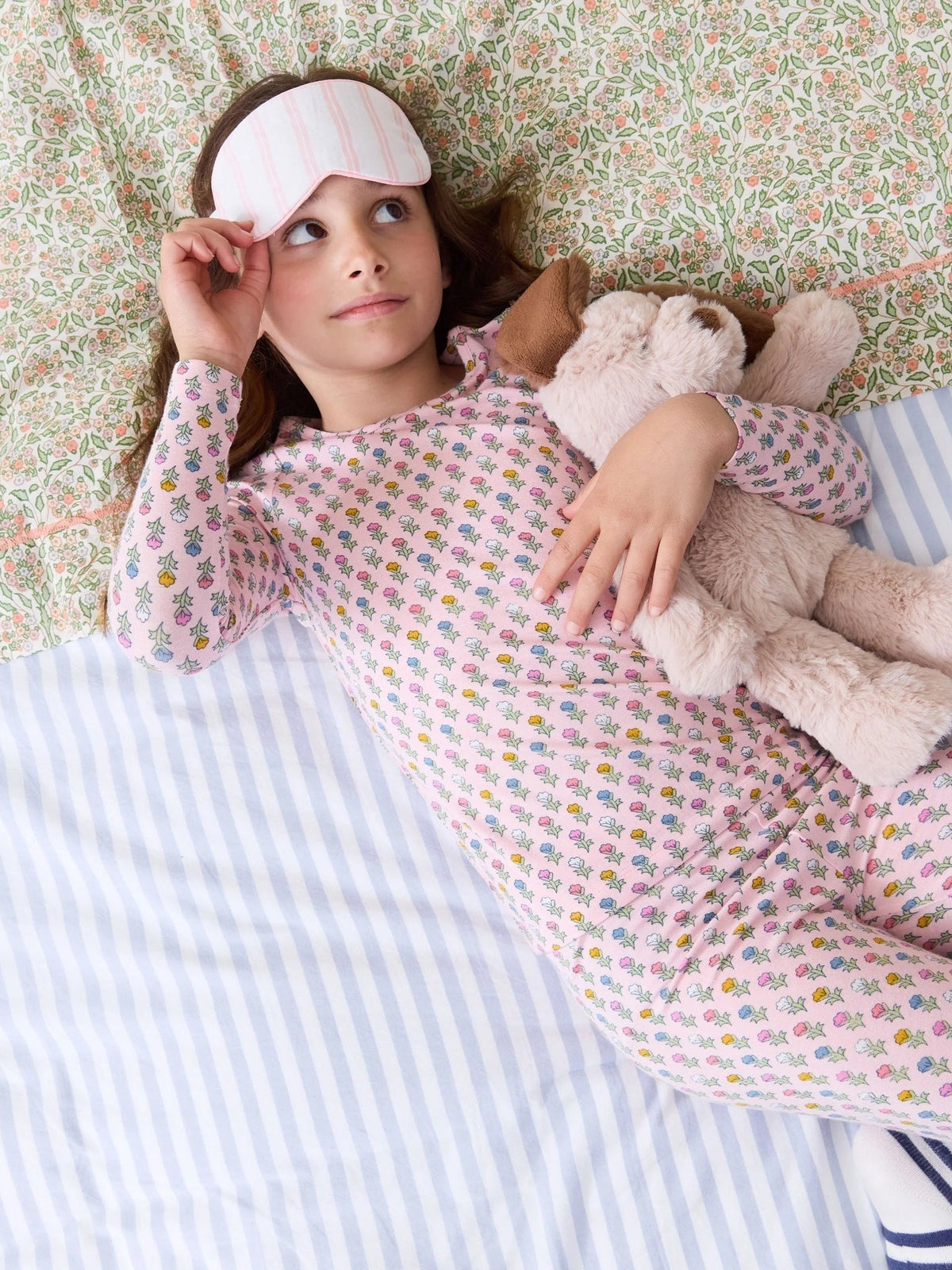 Pink Chicken Girls' Bamboo Pajama Set