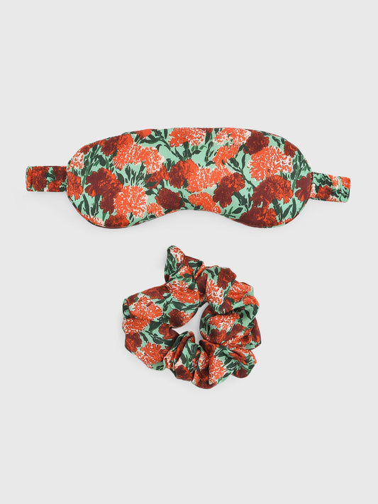 Hunter Bell Blossom Eye Mask & Scrunchie Set