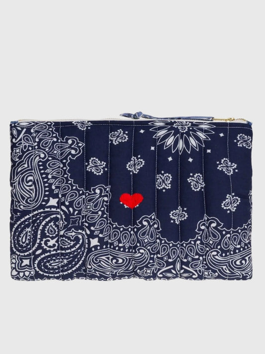Call It By Your Name Quilted Zip Pouch