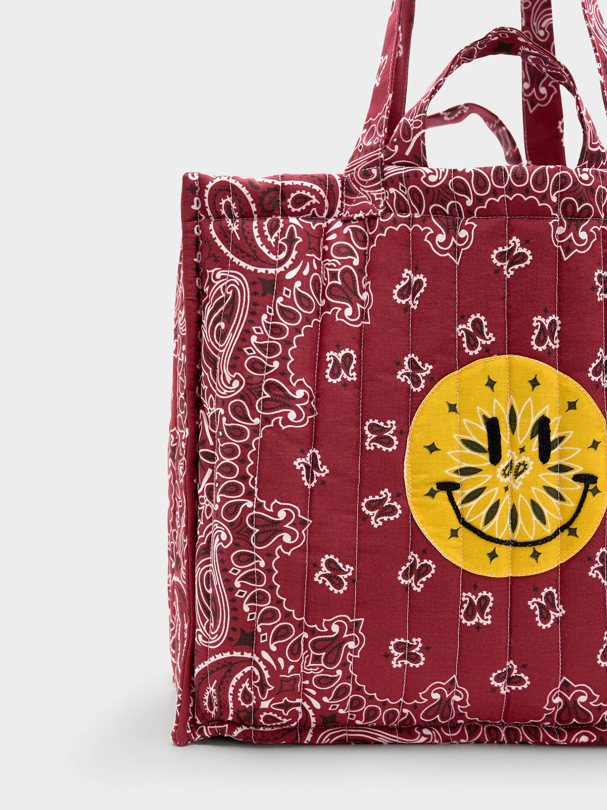 Call It By Your Name Maxi Quilted Cabas Tote Bag