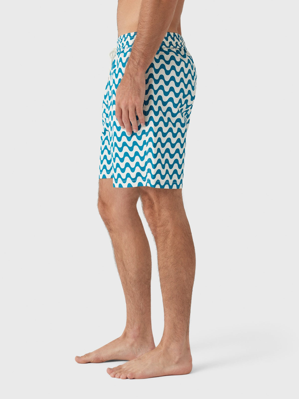 Frescobol Carioca Men's Santos Board Copacabana Swim Trunk