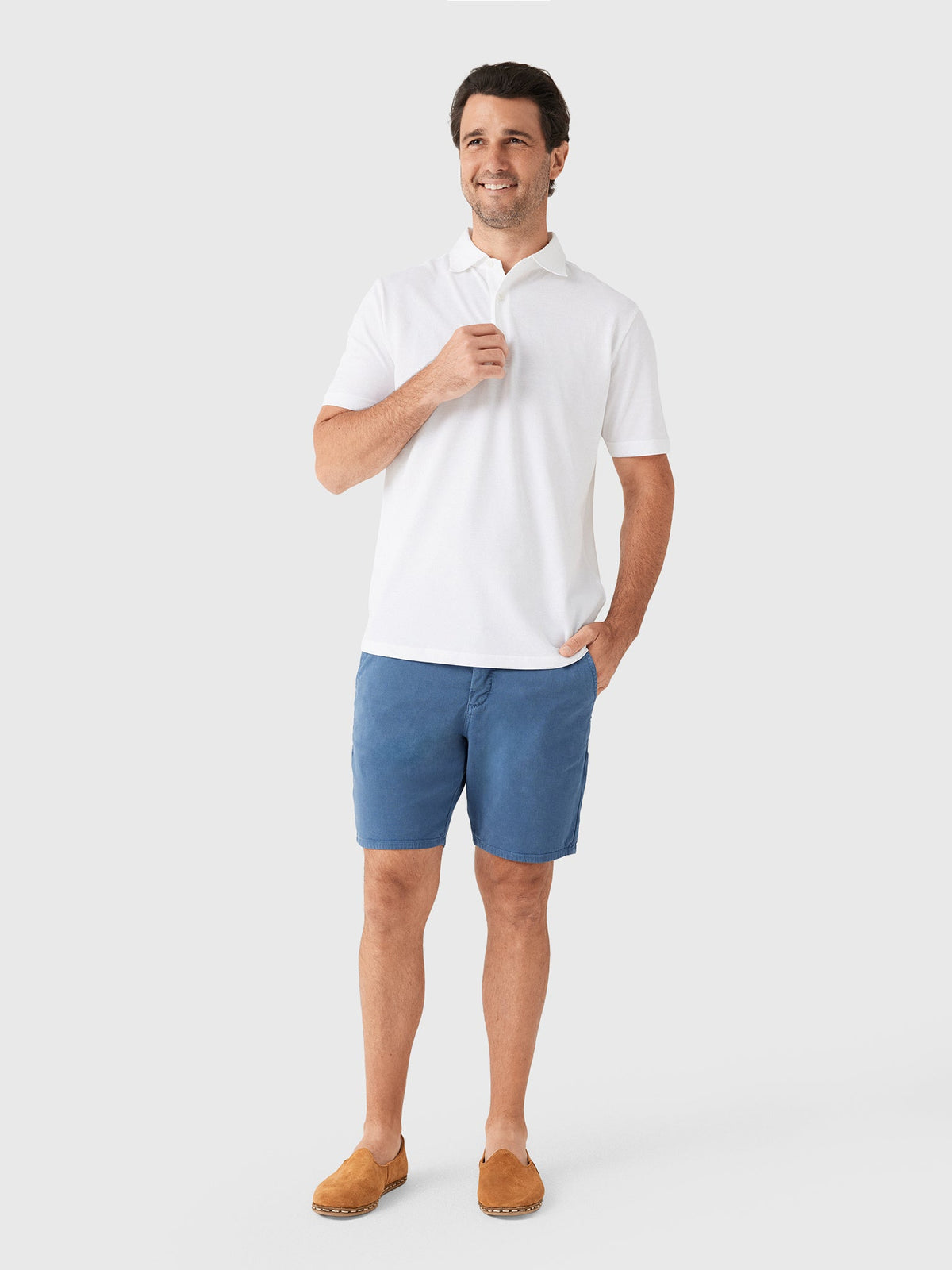 Frescobol Carioca Men's Luca Cotton Piqué Polo