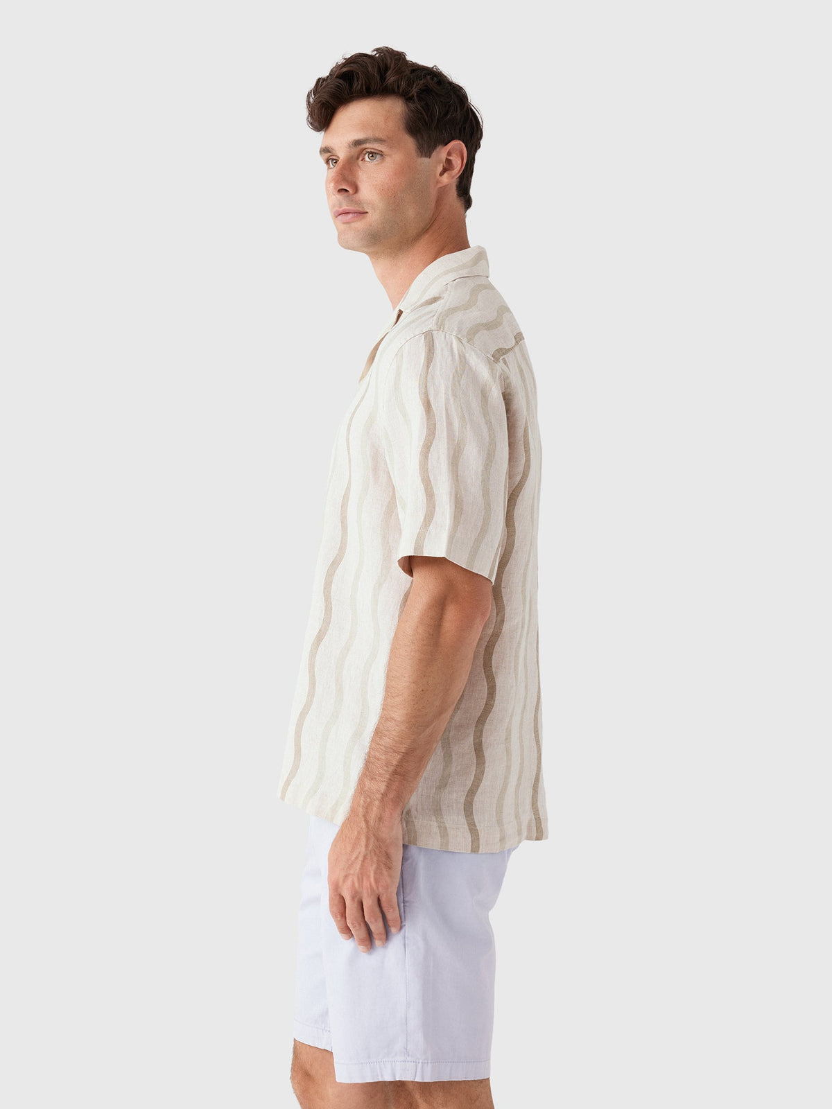 Frescobol Carioca Men's Roberto Linen Shirt