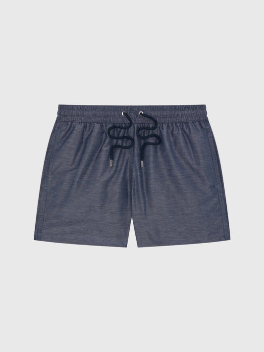 Frescobol Carioca Men's Rio Sport Linen-Blend Swim Trunk