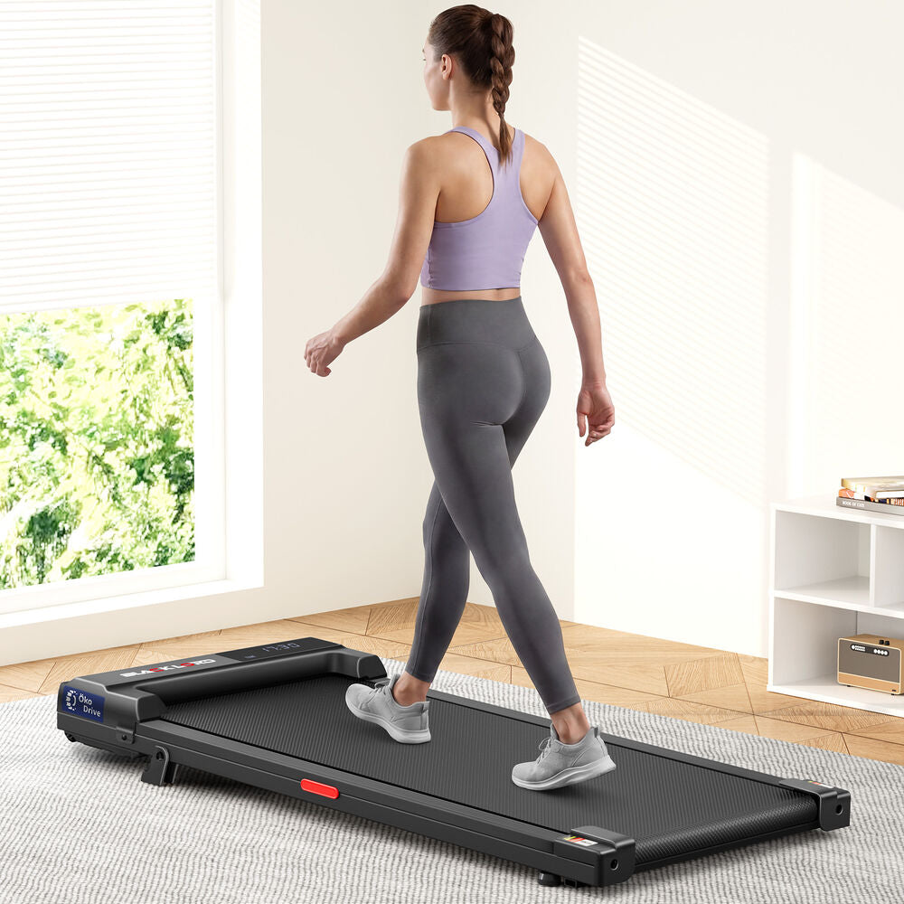 BLACK LORD Walking Pad Treadmill Electric Incline Under Desk (Black)