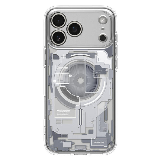 SPIGEN Ultra Hybrid Zero One MagSafe Case for iPhone 18 Pro Max/17 Pro Max (Zero One White)