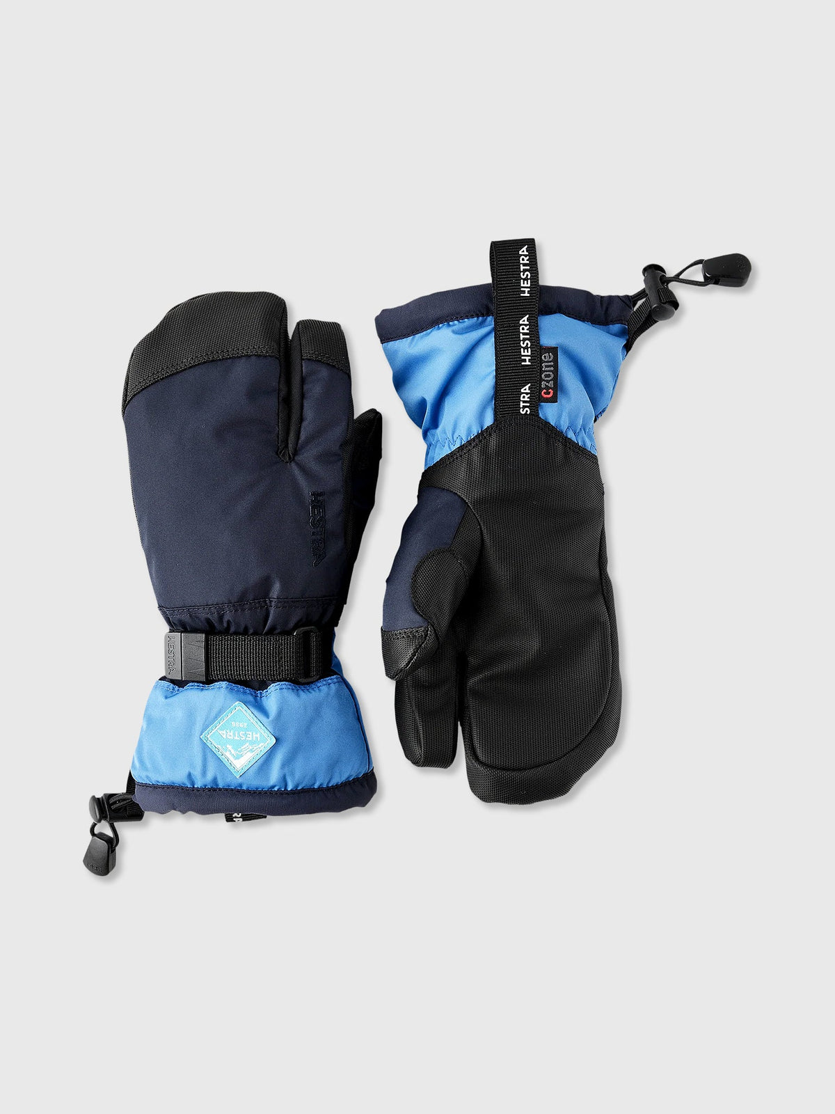 Hestra Kids' 3-Finger Gauntlet CZone Jr. Mitt