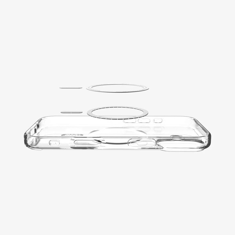 SPIGEN Ultra Hybrid MagSafe Case for iPhone 18 Pro Max/17 Pro Max (Clear Case/Deep Blue Ring)