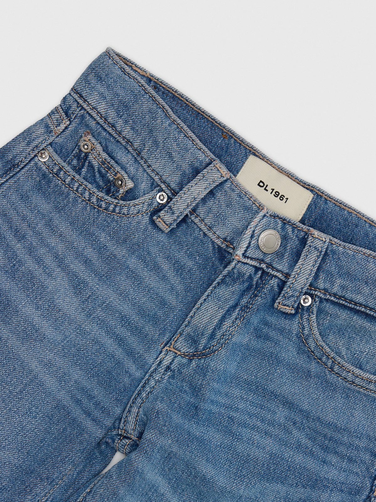DL1961 Girls' Lilia Barrel Jean