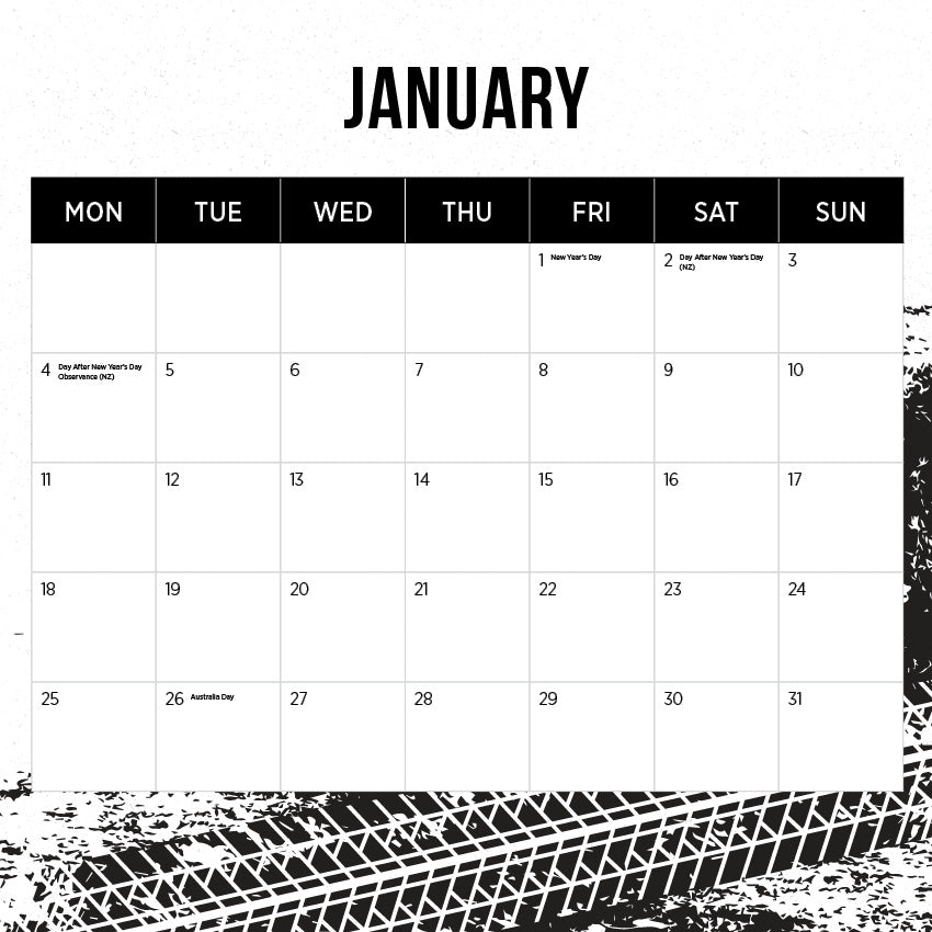 Big Rigs Calendar 2027