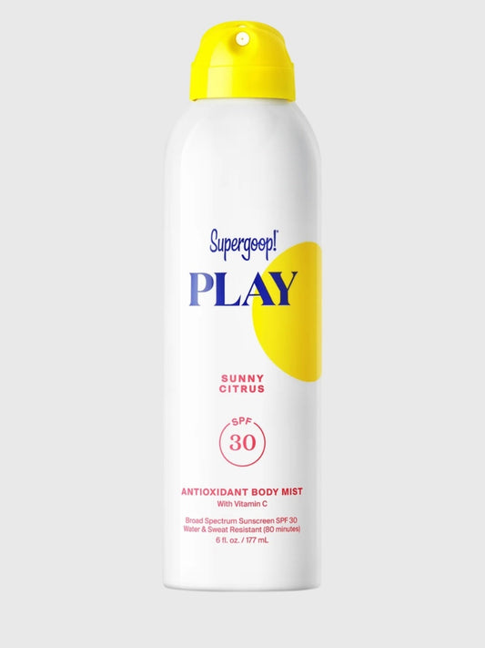 Supergoop PLAY Antioxidant Vitamin C Body Mist SPF 30