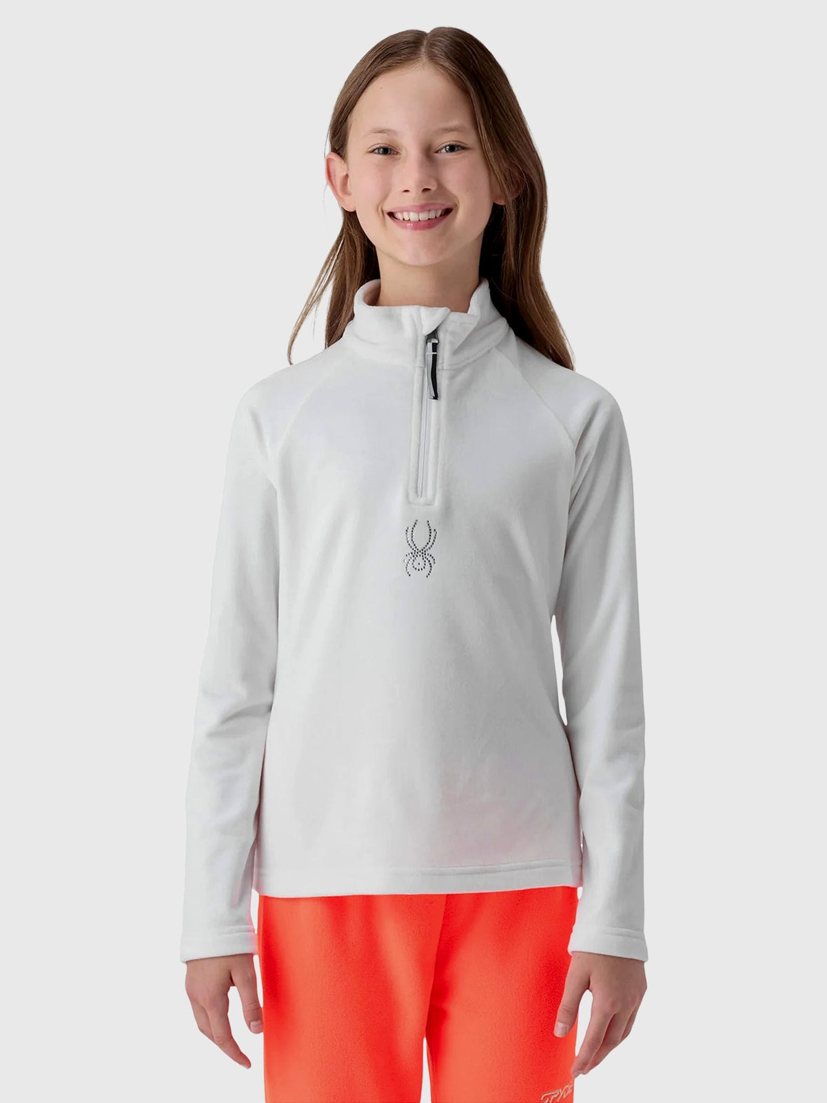 Spyder Girls' Shimmer Bug Half-Zip