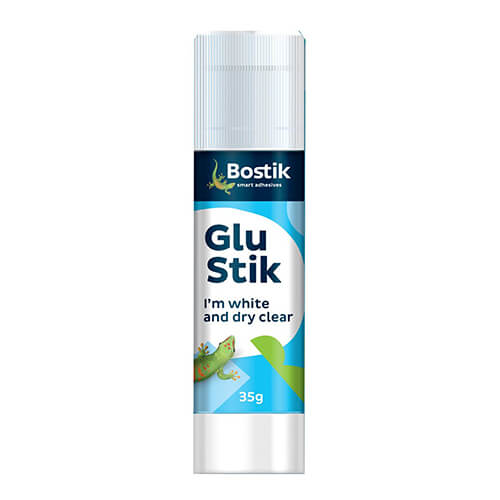 Bostik Clear Glue Stick (Pack of 10) - 35g