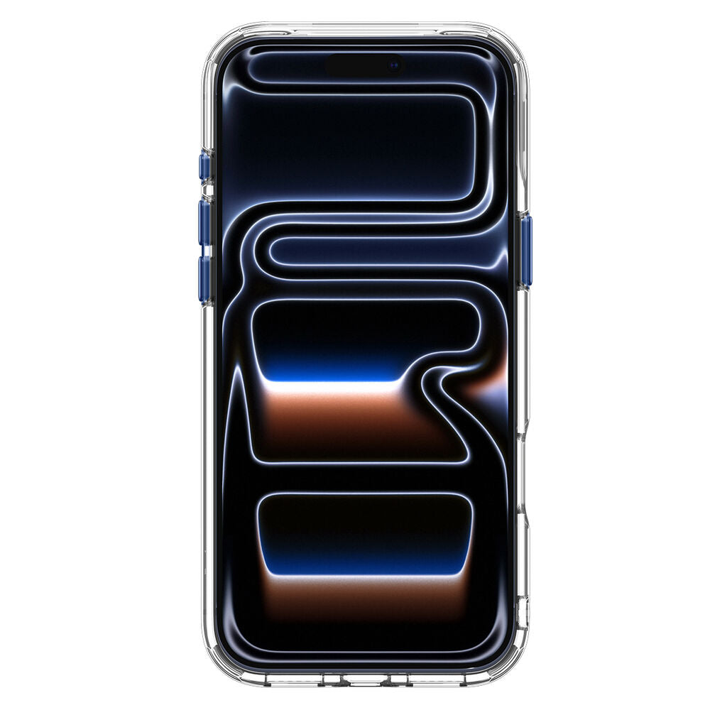 SPIGEN Ultra Hybrid Optik S MagSafe Case for iPhone 18 Pro/17 Pro (Clear Case / Deep Blue Ring)