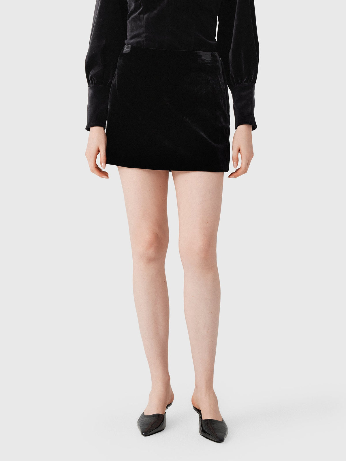 ALC Women's Petra Velvet Mini Skirt