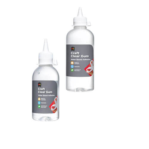 EC Craft Gum Water Based Adhesive Glue (Clear) - 250mL