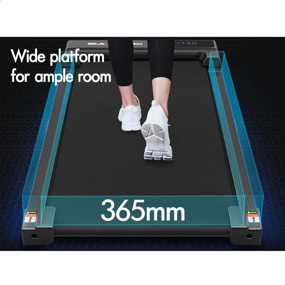 BLACK LORD Walking Pad Treadmill Electric Incline Under Desk (Black)